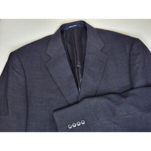 Roundtree and Yorke Suit‎ Jacket Blazer Mens Size 42 Black